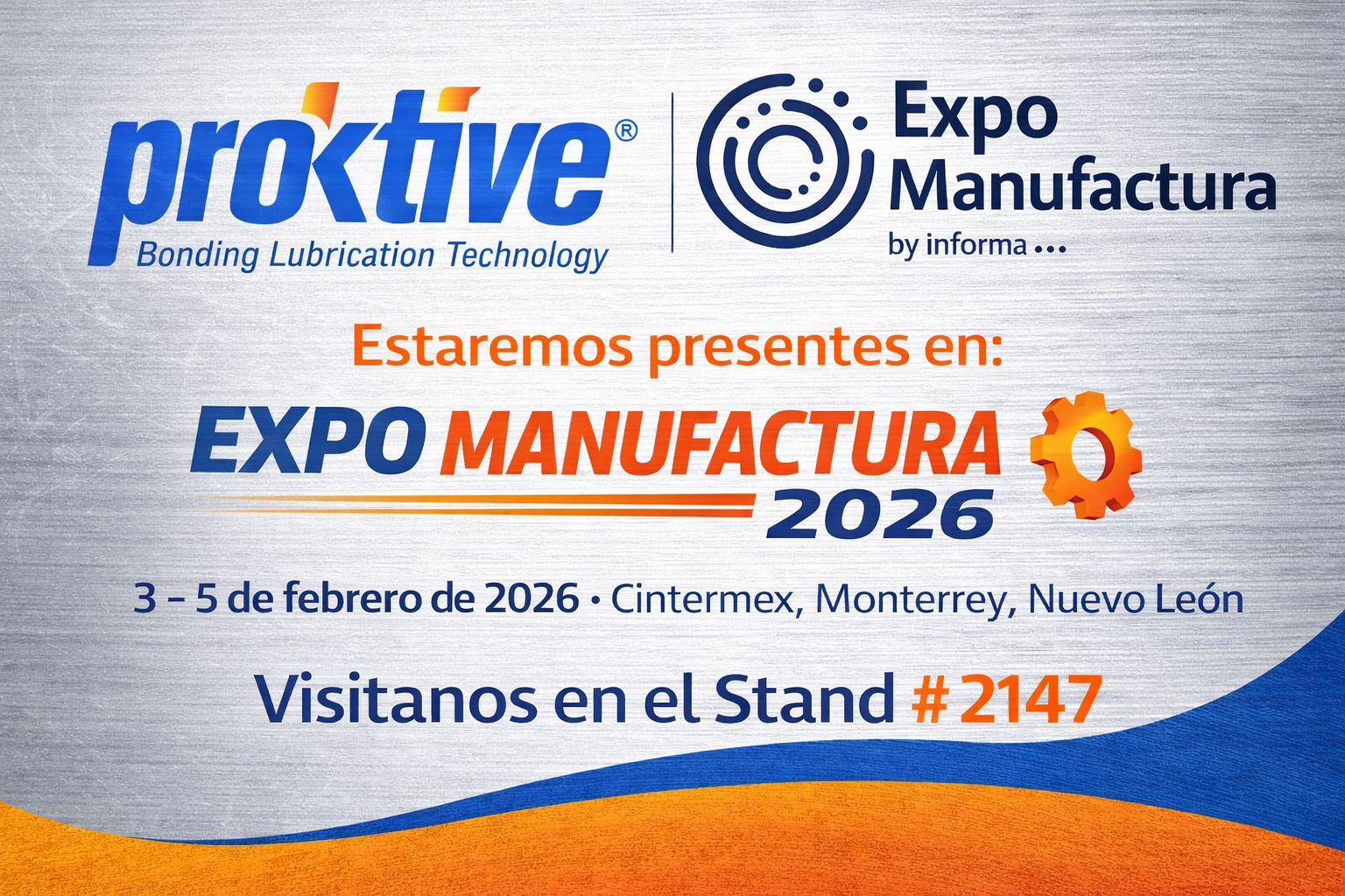 Proktive estará presente en Expo Manufactura 2026